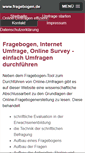 Mobile Screenshot of fragebogen.de